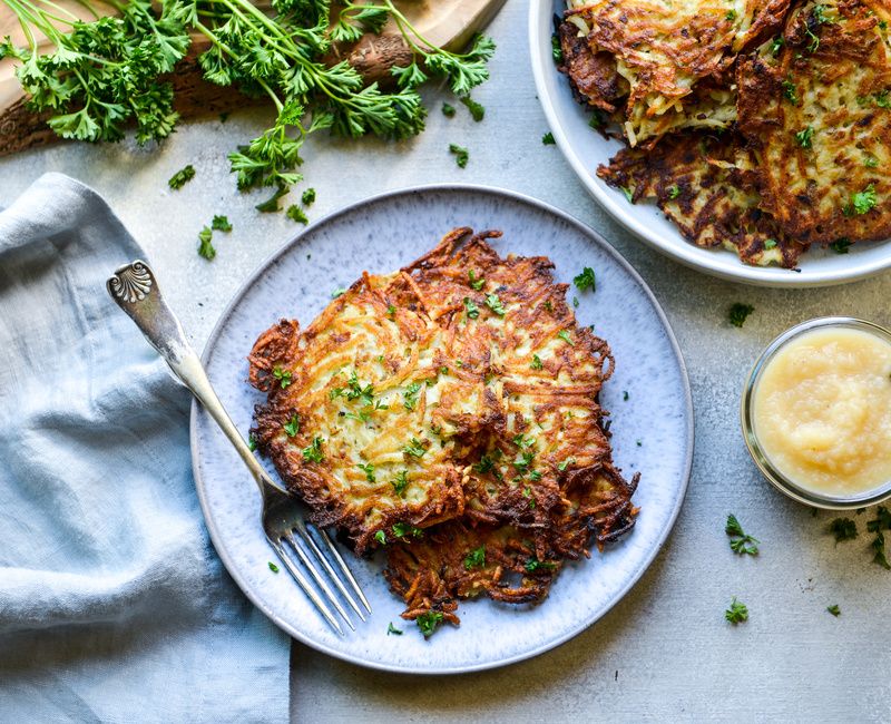 GLUTEN-FREE POTATO PANCAKES LATKES-1