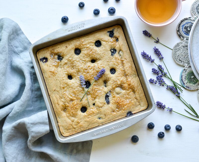 GLUTEN-FREE VEGAN BLUEBERRY-LAVENDER CAKE-1