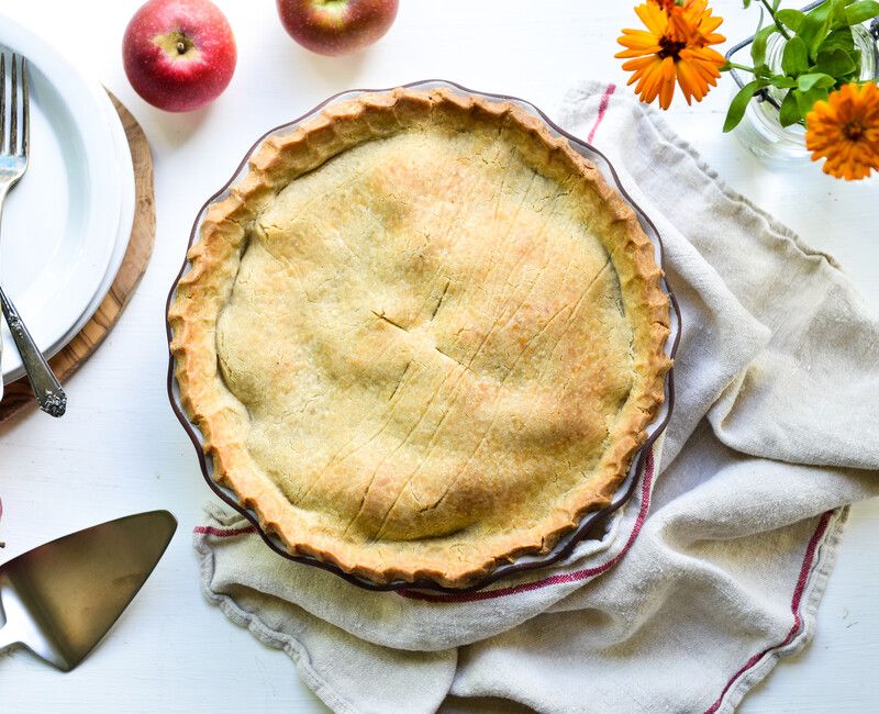 GLUTEN-FREE VEGAN DEEP DISH APPLE PIE-42