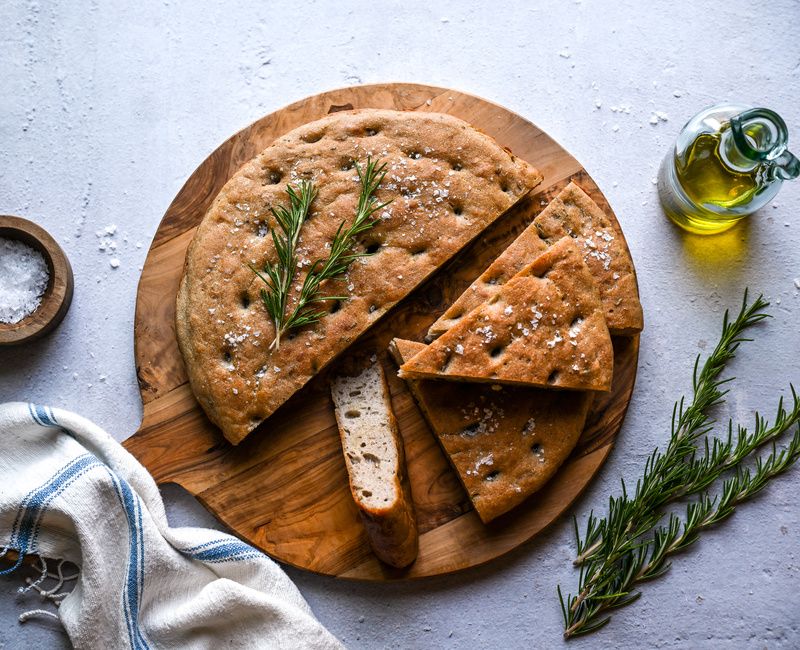 GLUTEN-FREE VEGAN ROSEMARY BUCKWHEAT  FOCACCIA BREAD-2