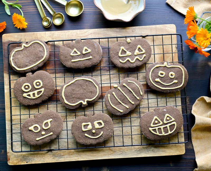 GRAIN-FREE CHOCOLATE-ALMOND CUT-OUT COOKIES-1-3
