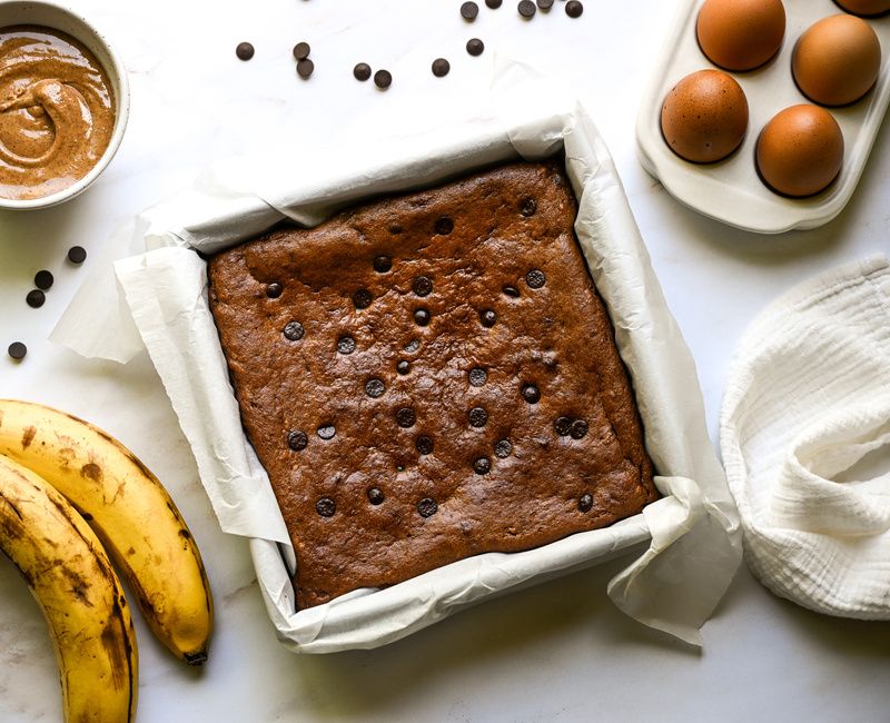 GRAIN-FREE PALEO BANANA ALMOND BUTTER BREAD-1