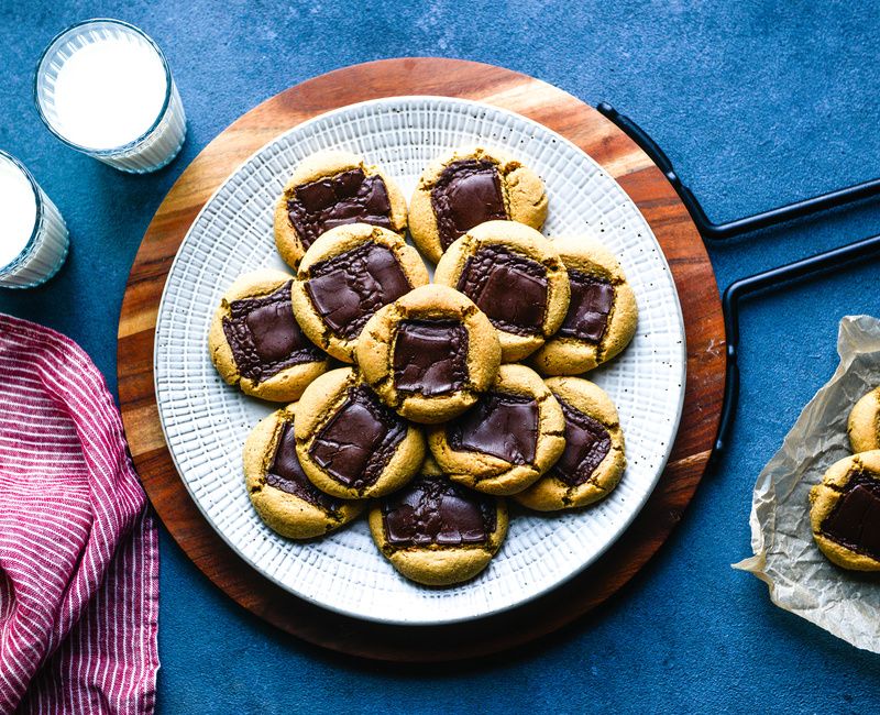 GRAIN-FREE SUGAR-FREE PEANUT BUTTER CHOCOLATE COOKIES-1