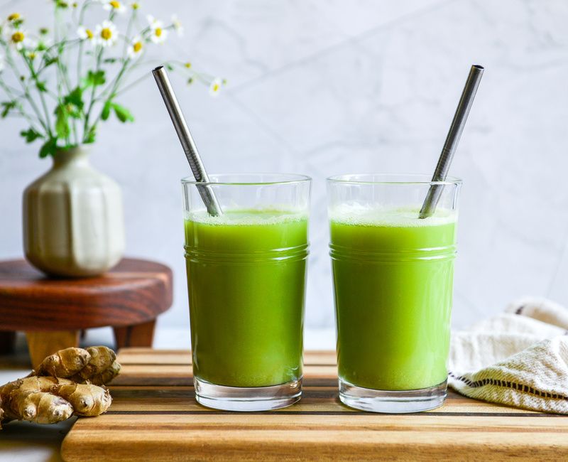 GUT SOOTHING ANTI-INFLAMMATORY SUGAR-FREE GREEN JUICE-2