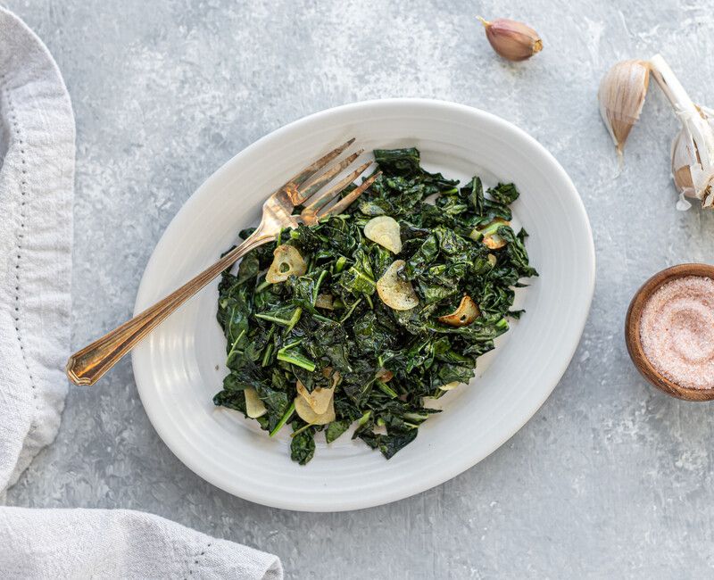 Garlic Butter Sautéed Kale