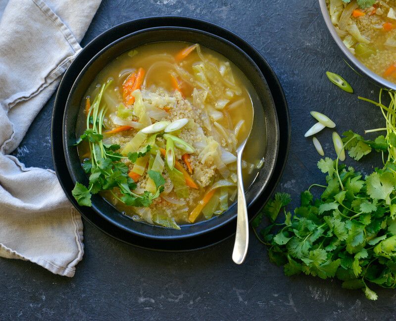 HEALING QUINOA CABBAGE SOUP-2