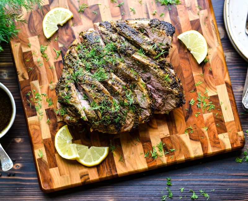 HERB ROASTED LEG OF LAMB-1