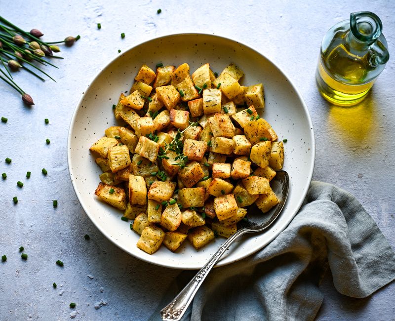 HERB ROASTED WHITE SWEET POTATOES-1