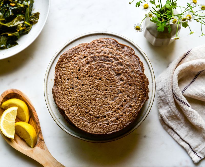 INJERA- FERMENTED TEFF FLOUR FLATBREAD-1
