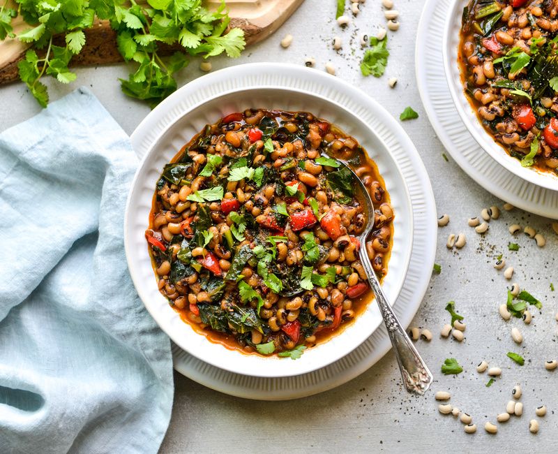 INSTANT POT BLACK-EYED PEAS AND COLLARDS-1