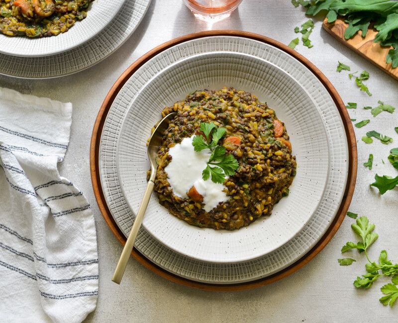 INSTANT POT CURRIED LENTIL AND RICE CASSEROLE-1