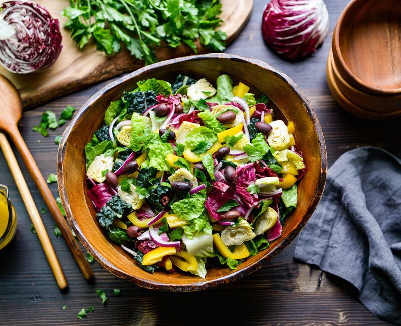 ITALIAN KALE AND RADICCHIO SALAD