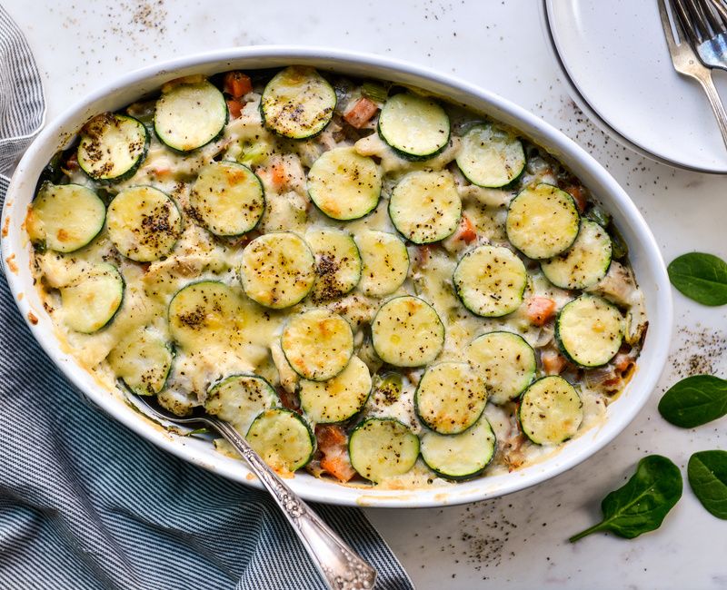 LEFTOVER CHICKEN BROWN RICE CASSEROLE-1