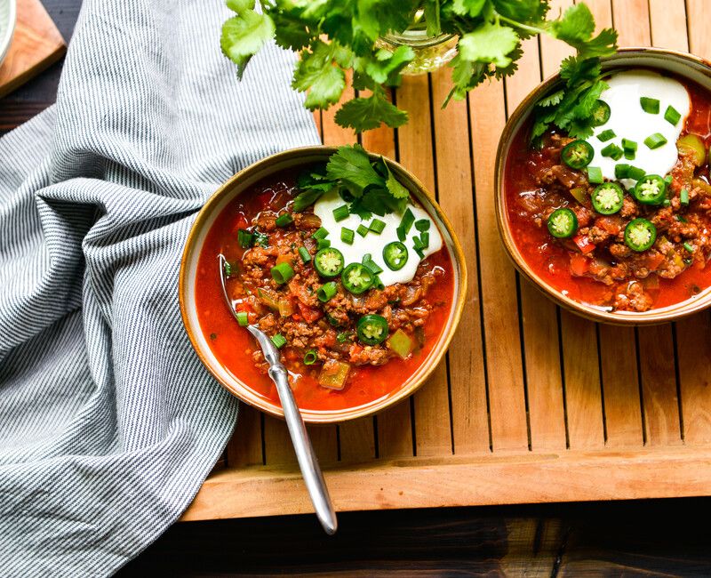 LOW-CARB BISON CHILI-1