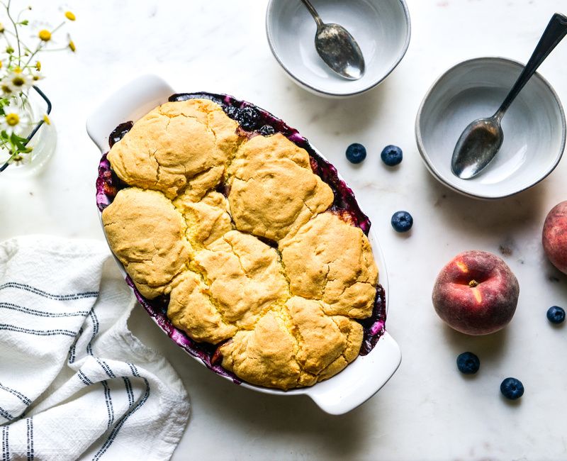 LOW-OXALATE BLUEBERRY PEACH COBBLER-1