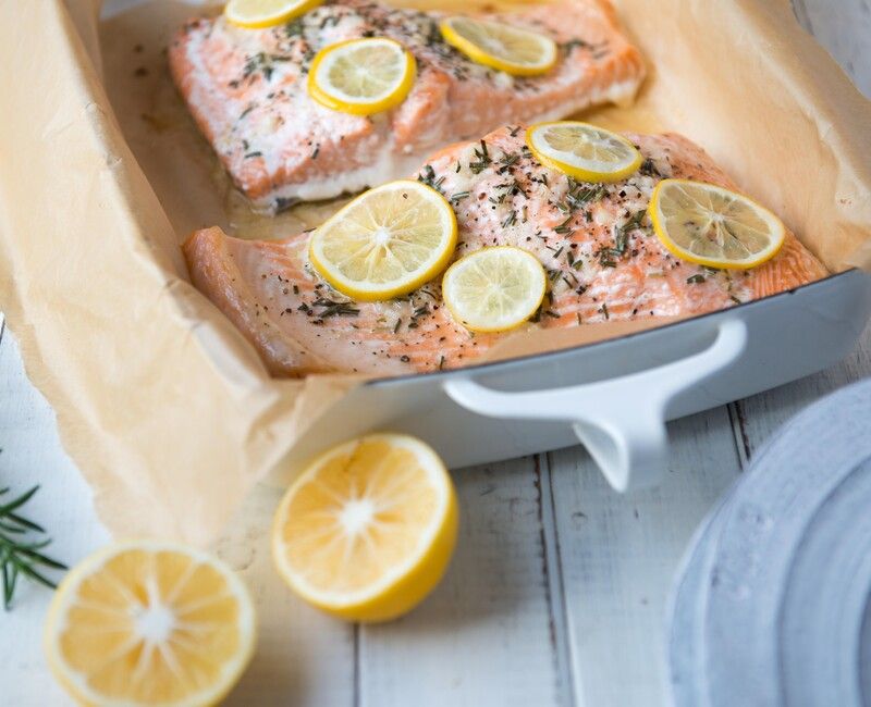 Rosemary Lemon Roasted Salmon-2