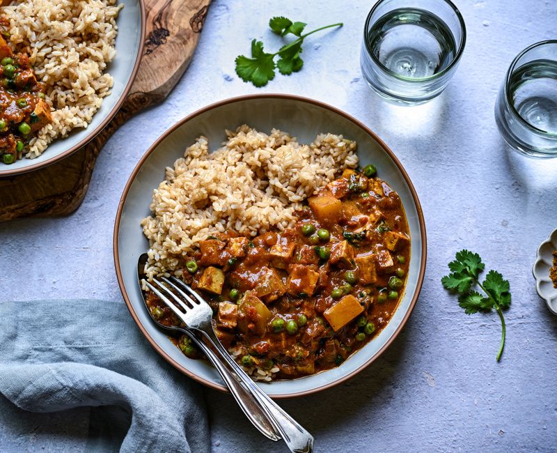 MADRAS TOFU AND POTATO CURRY-1