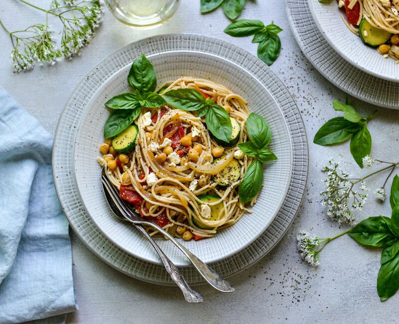 MEDITERRANEAN VEGETABLE SPAGHETTI-1