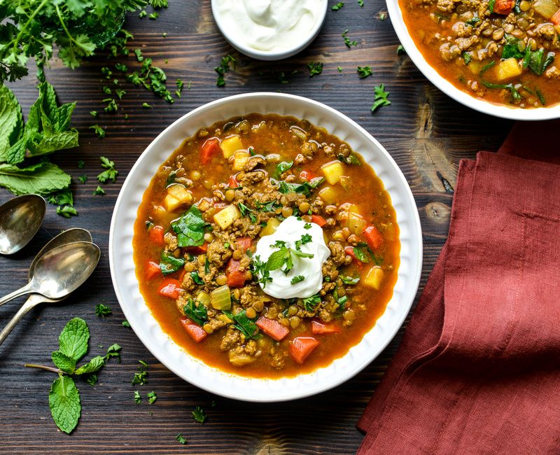 MOROCCAN LAMB AND LENTIL STEW-1