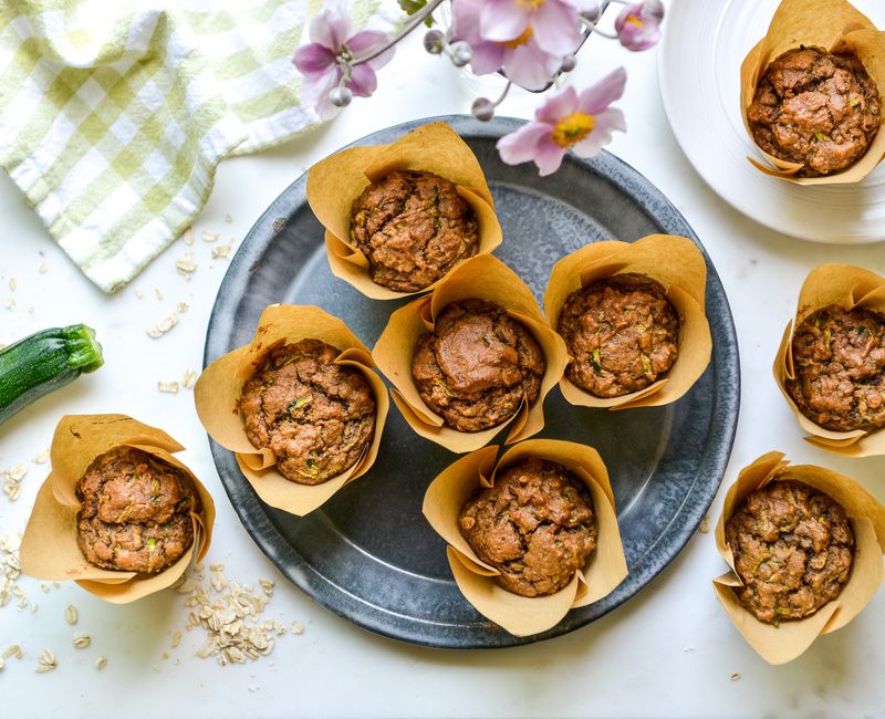 OATMEAL ZUCCHINI SPICE MUFFINS-1