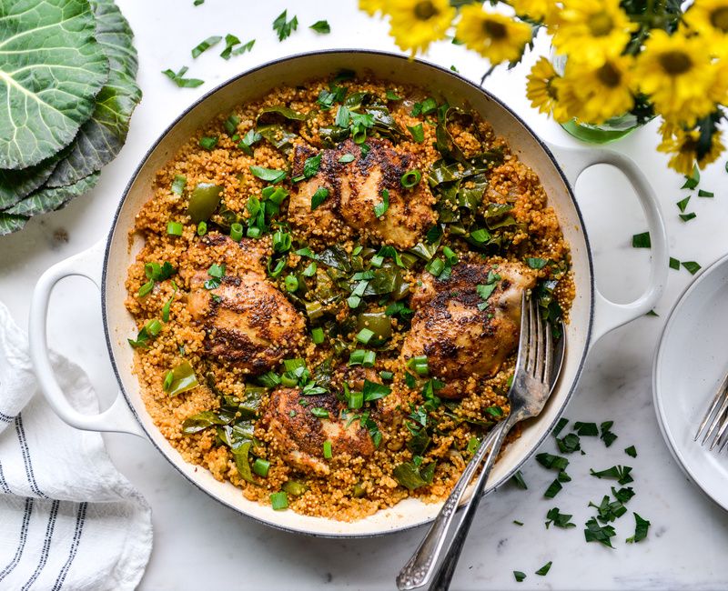 ONE-POT CAJUN CHICKEN AND QUINOA-1