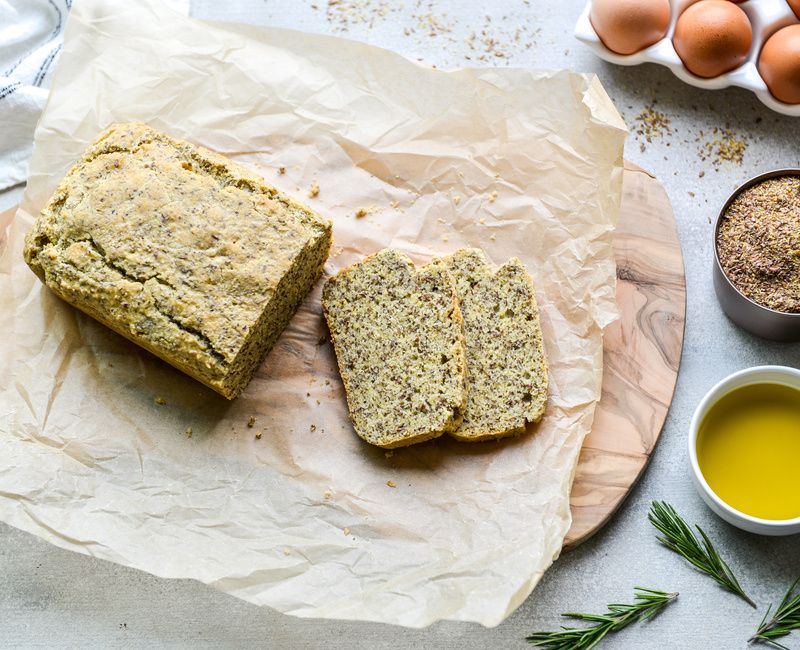 PALEO ALMOND-FLAX OLIVE OIL BREAD-1