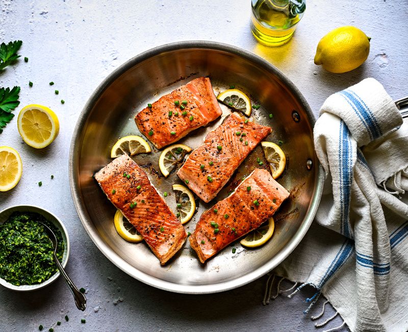  PAN SEARED WILD SALMON WITH HERB GREMOLATA-1