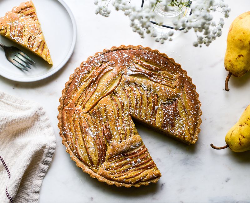 PEAR FRANGIPANE TART GRAIN-FREE GLUTEN-FREE-1