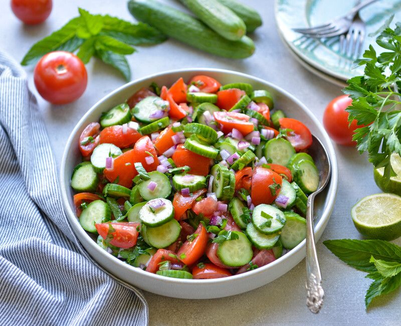 PERSIAN CUCUMBER TOMATO SALAD-1