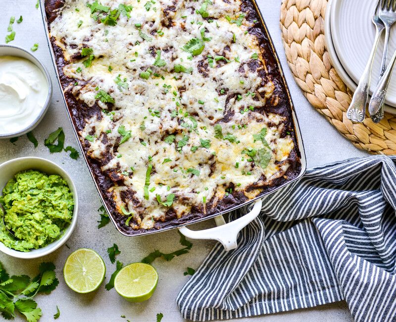 PINTO BEAN AND KALE ENCHILADAS-4