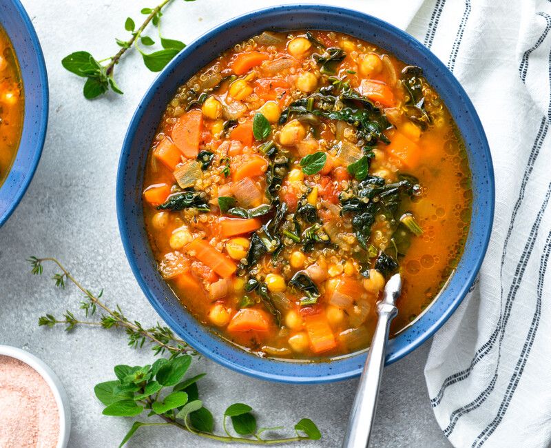 QUINOA CHICKPEA TOMATO SOUP-1