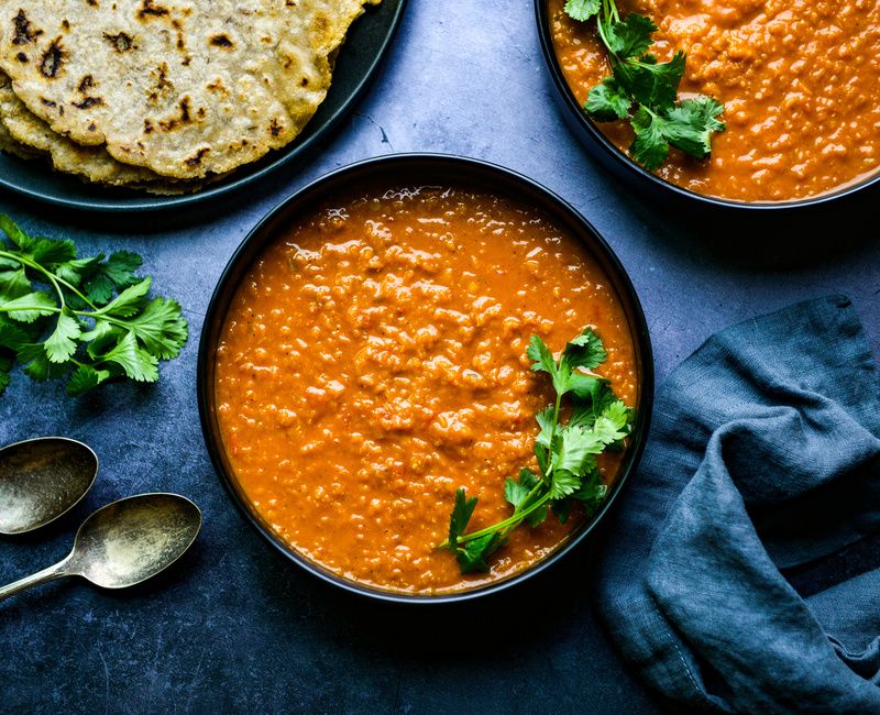 RED LENTIL TOMATO DAL VEGAN-3