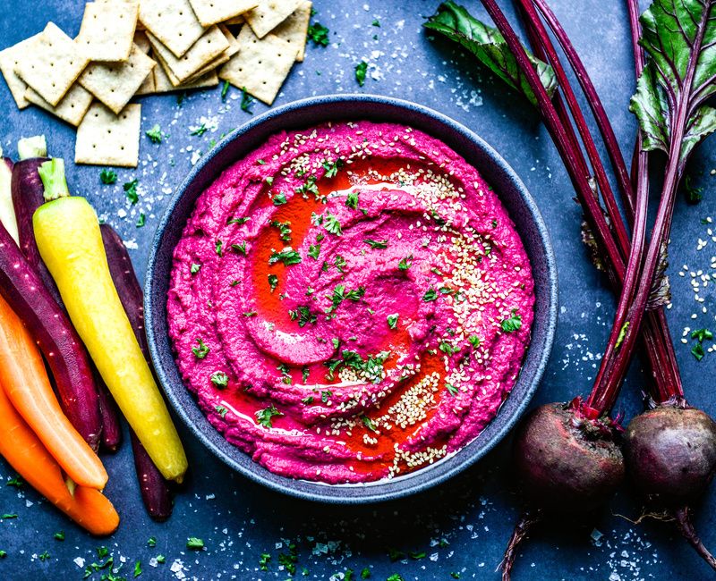 ROASTED BEET HUMMUS VEGAN DAIRY-FREE-111