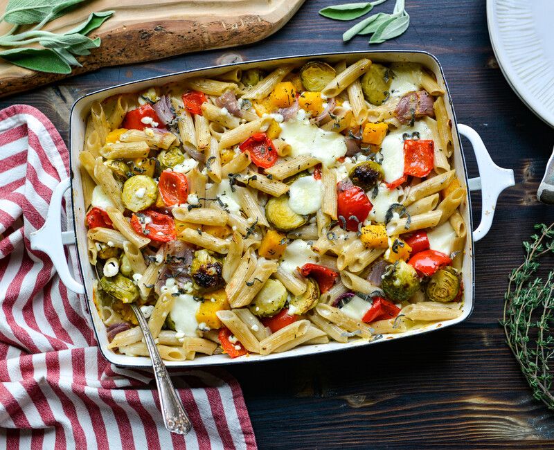 ROASTED VEGETABLE PASTA BAKE-4