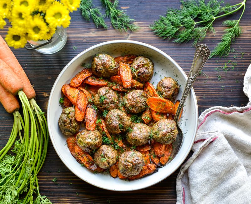 SHEET PAN LAMB AND LEEK MEATBALLS-1