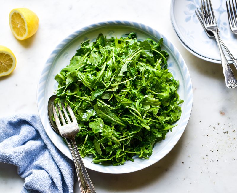 SIMPLE ARUGULA AND LEMON SALAD-1
