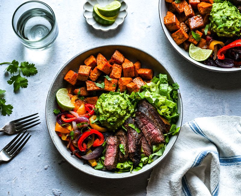 STEAK FAJITA AND SWEET POTATO BOWLS-GRAIN-FREE-1