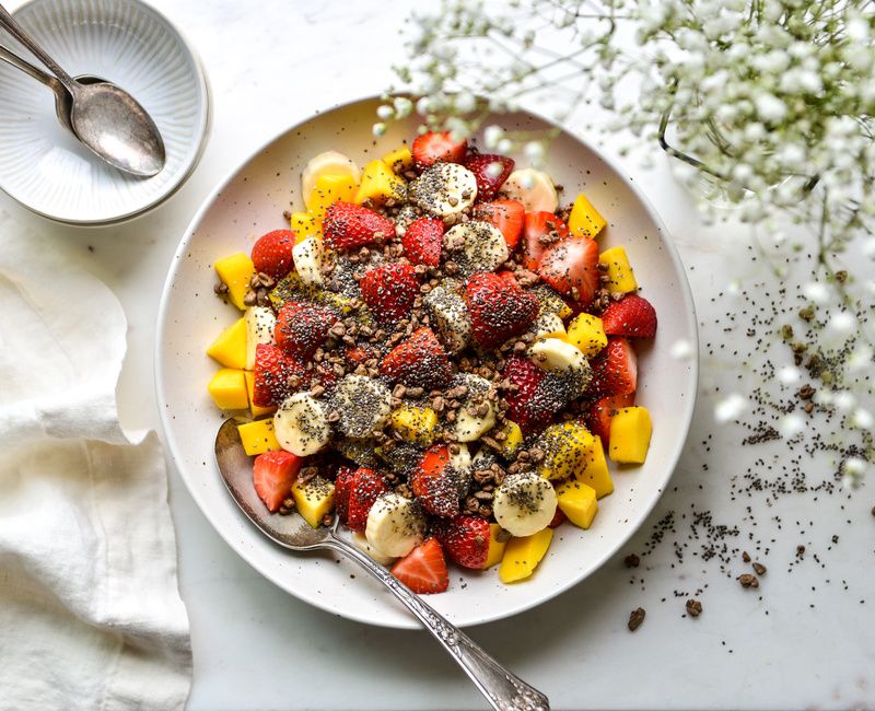 STRAWBERRY-MANGO-CHIA FRUIT SALAD-1