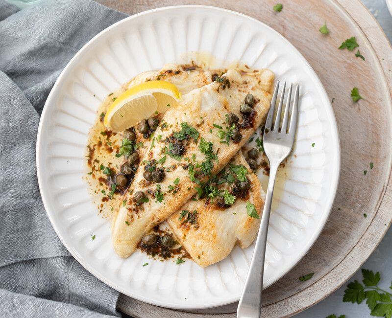 Sole with Lemon, Butter, and Capers-2
