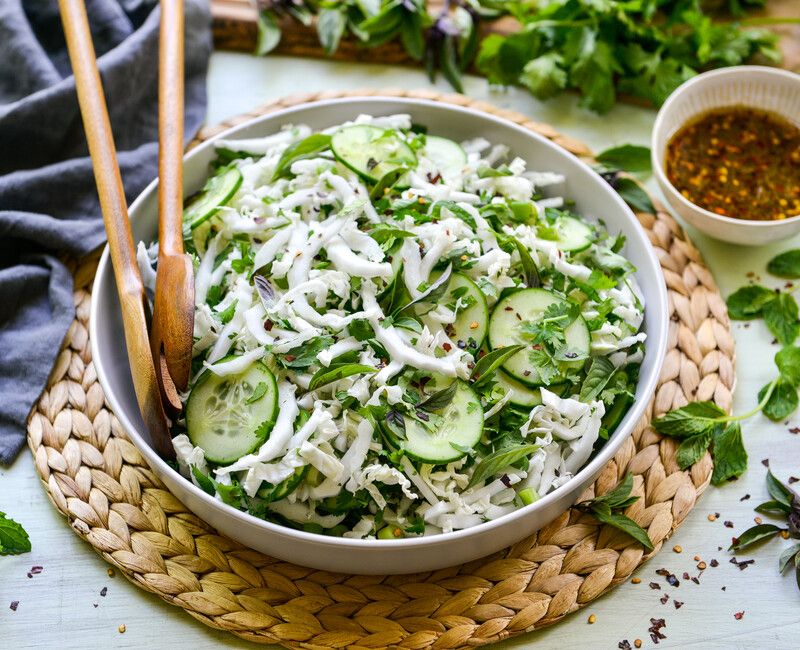THAI NAPA CABBAGE CUCUMBER SALAD WITH LIME DRESSING-2
