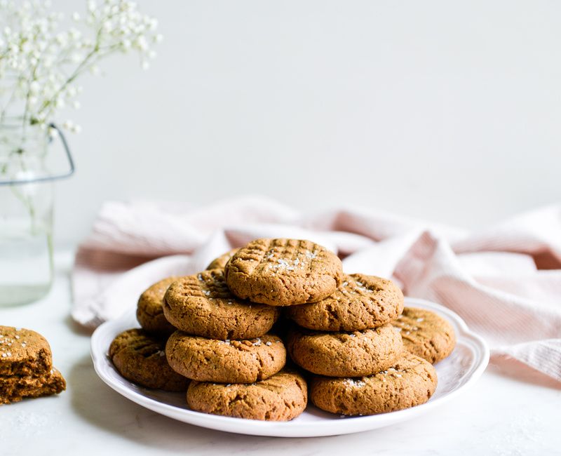 VEGAN GLUTEN-FREE ALMOND BUTTER COOKIES EGG-FREE-1