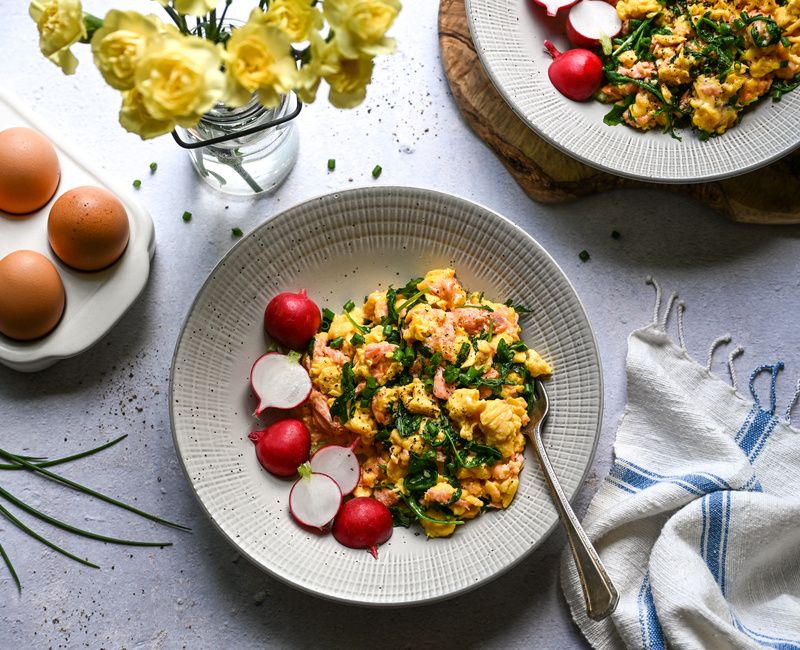 WILD SALMON EGG AND ARUGULA SCRAMBLE-11