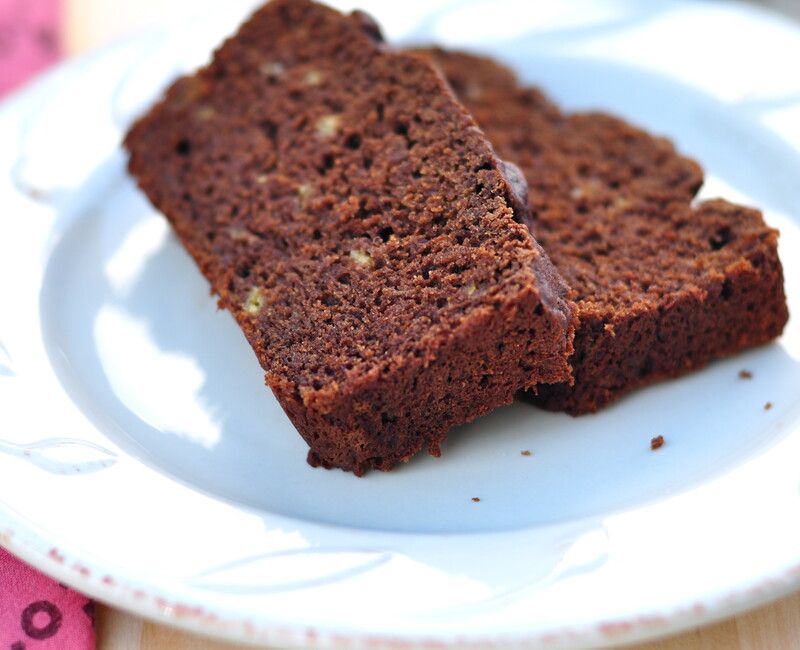 chocolate banana teff bread-11