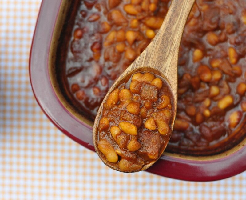 Apple Cider Baked Beans