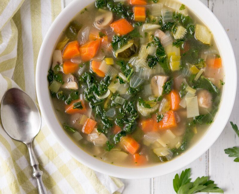 Bone Broth Vegetable Soup