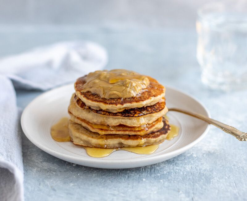 Egg-Free Baby Banana Pancakes