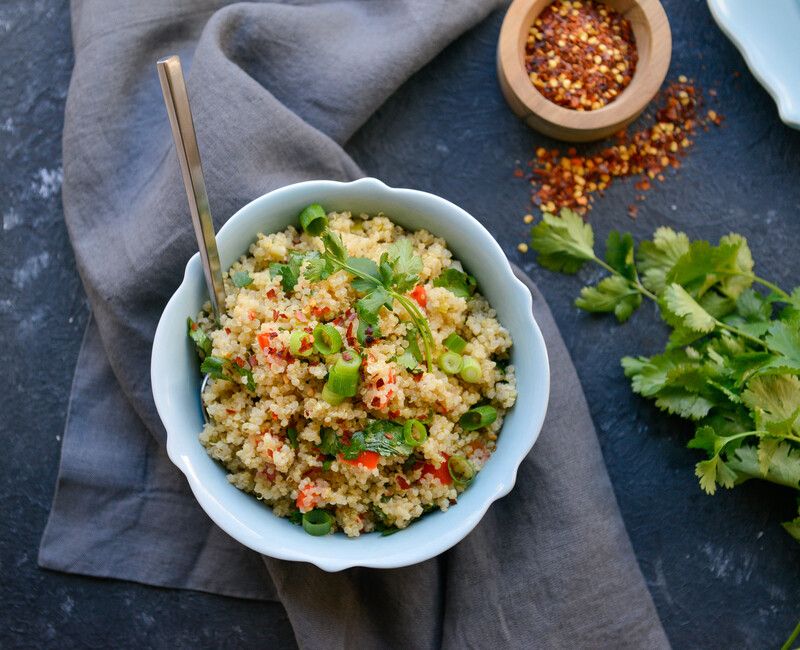 Vegan Coconut Quinoa Pilaf