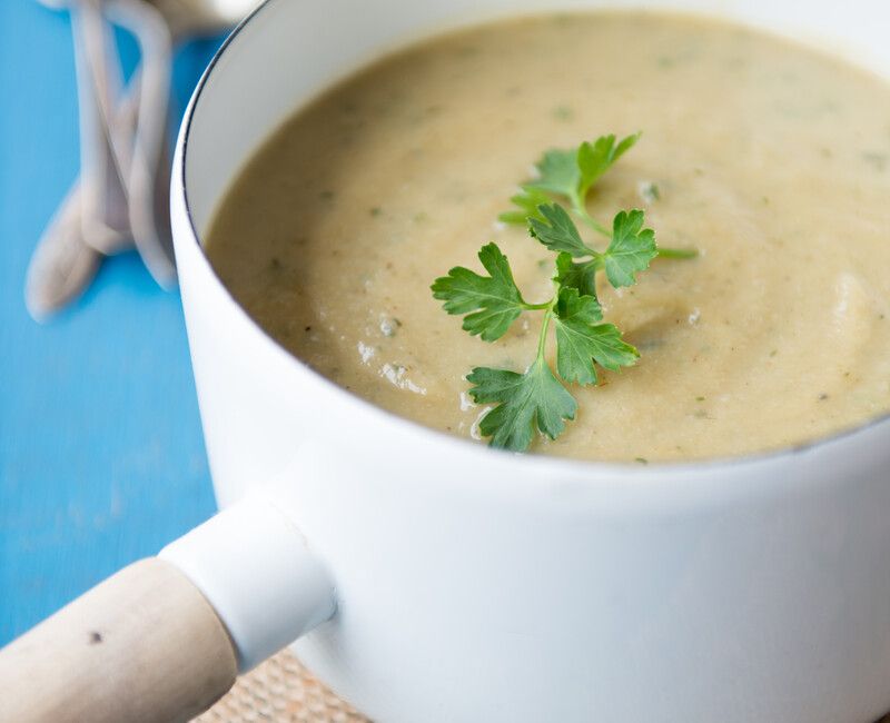 Creamy Cauliflower Parsnip Soup Paleo