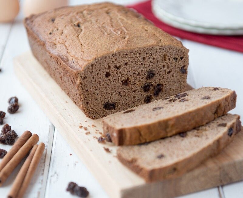 Grain-free Cinnamon Raisin Bread