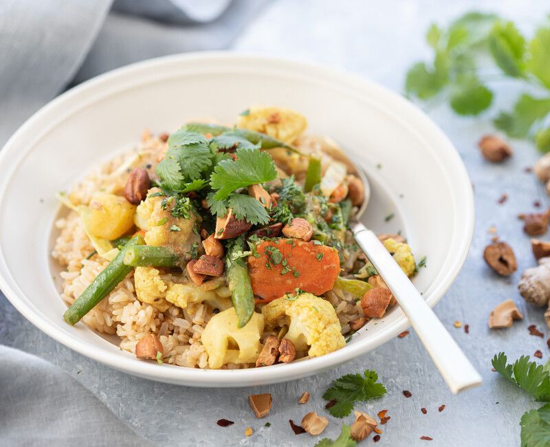 Instant Pot Coconut Cashew Curry